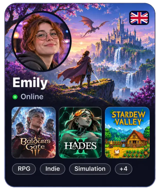 Emily: Baldur's Gate 3, Hades II, Stardew Valley