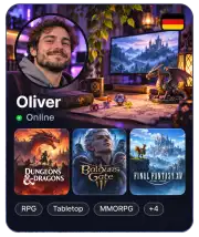 Oliver: Dungeons & Dragons, Baldur's Gate 3, Final Fantasy XIV